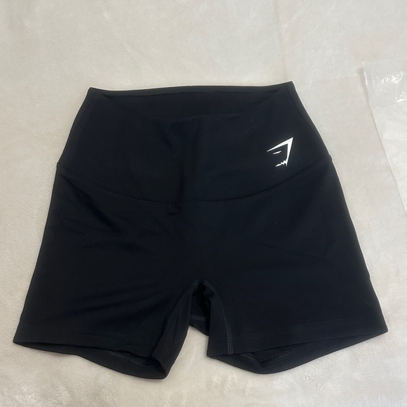 Gymshark Pants - GYMSHARK Women's Black Compression Shorts